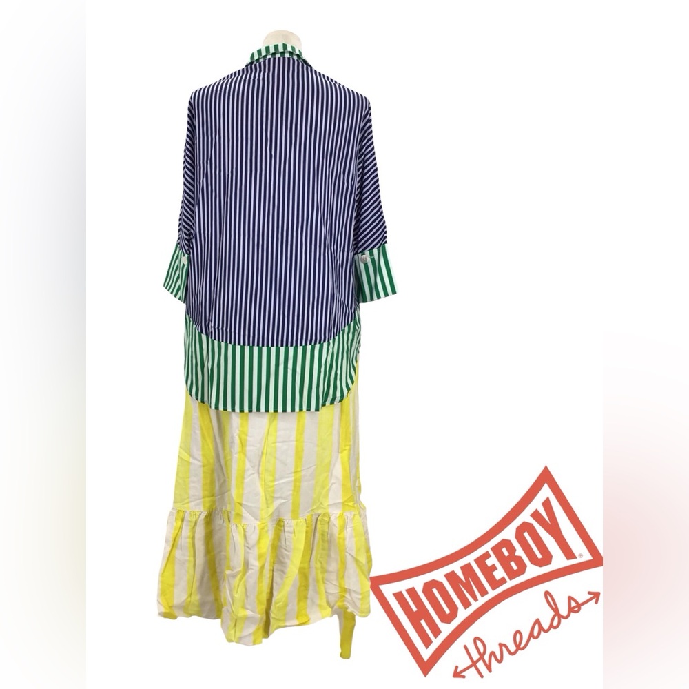 NWT Tuckernuck Yellow and White Skirt size XL - Picture 4 of 8